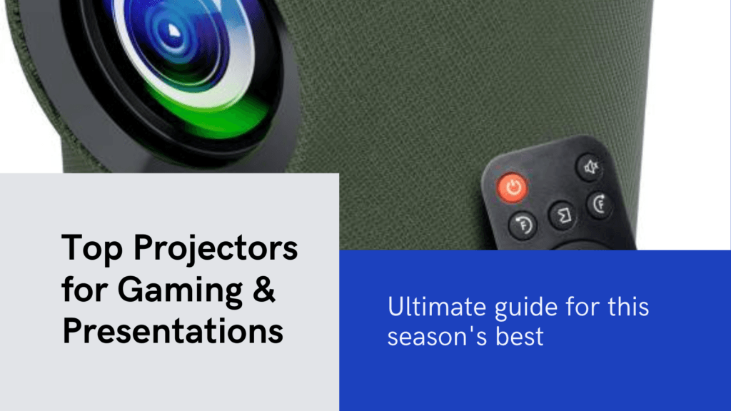 flipcart projector Right Win Medias Projector lens and remote with text Top Projectors for Gaming Presentations and Ultimate guide for this seasons best