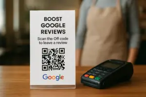Boost Google Reviews with a QR Code Stand